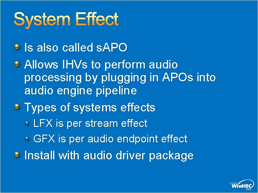 what is audio endpoint driver